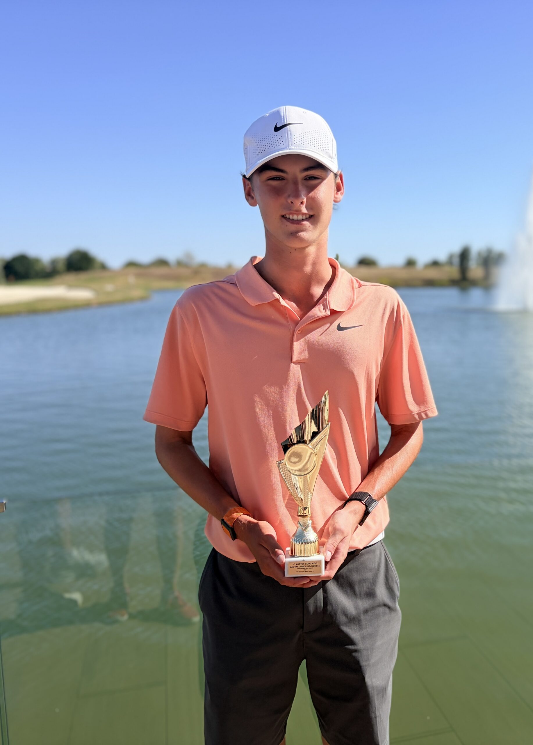 David při golfovém turnaji